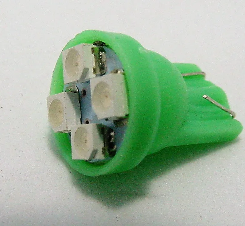 Instrument Panel LED's 4 SMD Wedge Super Bright 194 Choose Color