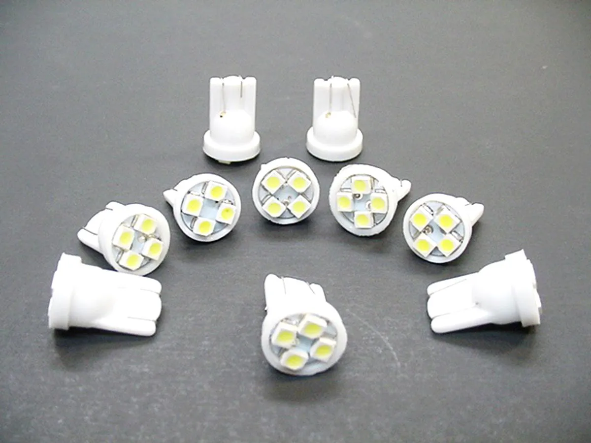 Instrument Panel LED's 4 SMD Wedge Super Bright 194 Choose Color