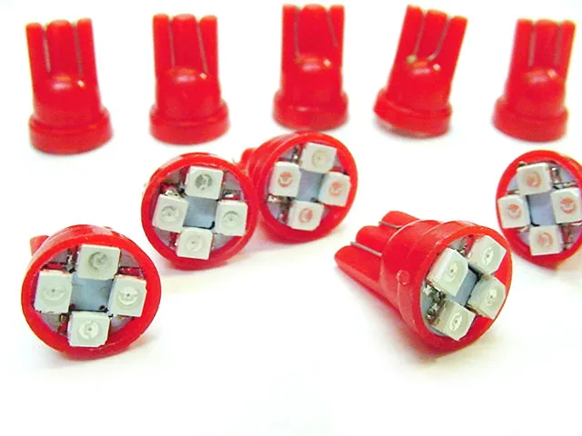 Instrument Panel LED's 4 SMD Wedge Super Bright 194 Choose Color