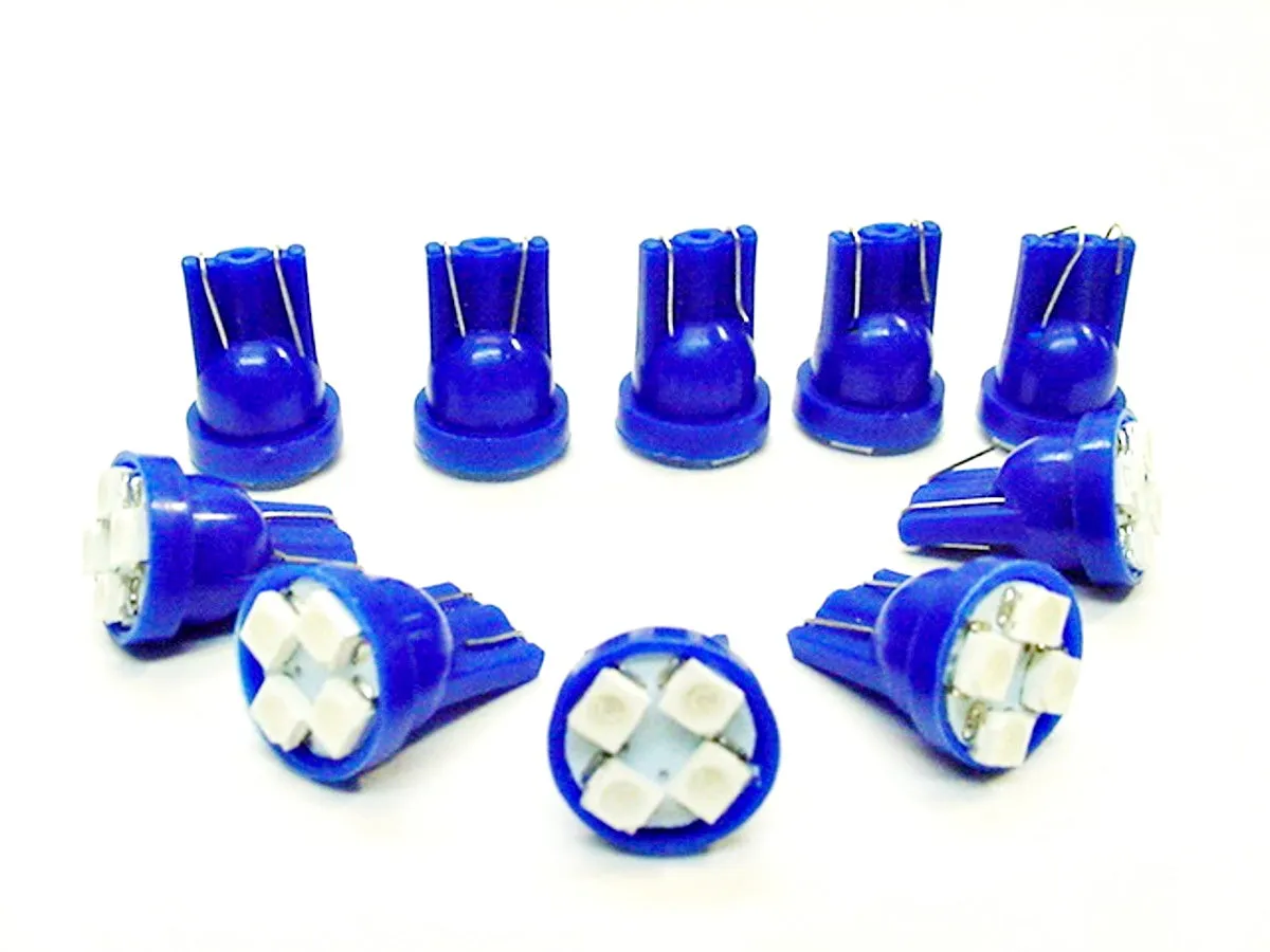 Instrument Panel LED's 4 SMD Wedge Super Bright 194 Choose Color