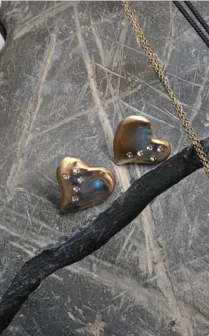 Julie Cohn Small Heart Earrings