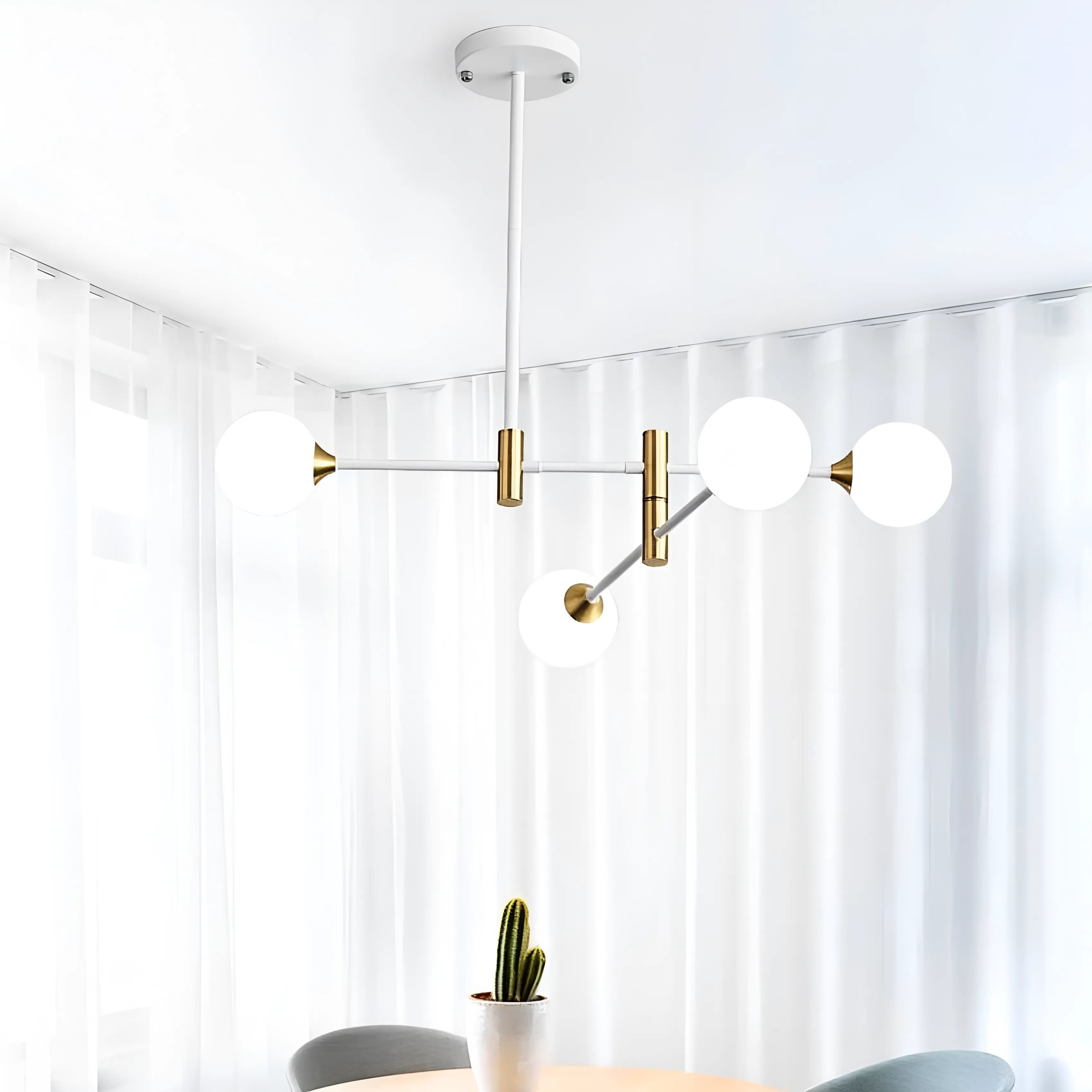 Jutland - Transformative Agile Flush Mount Chandelier