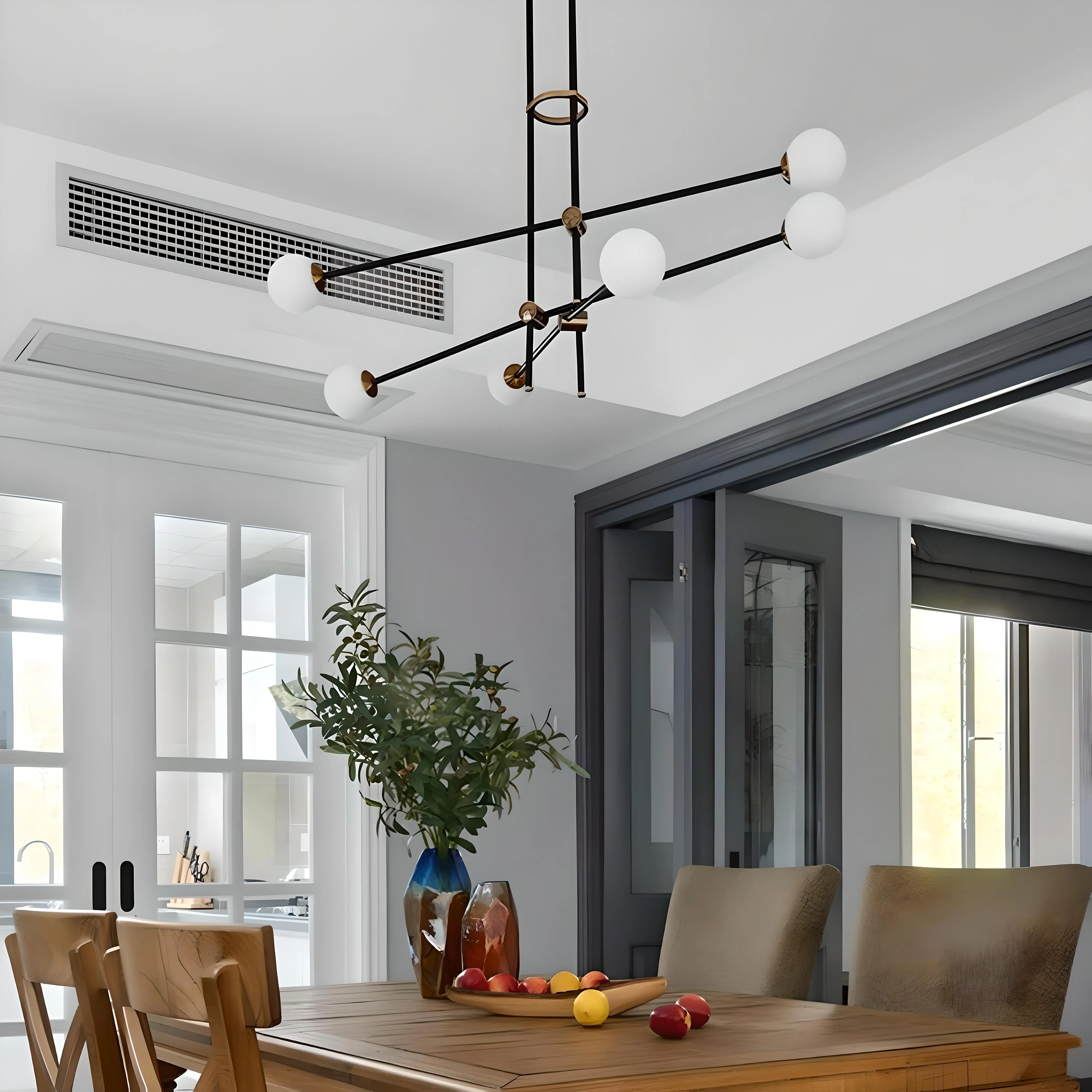 Jutland - Transformative Agile Flush Mount Chandelier