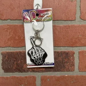 Keychain - 3D Middle Finger