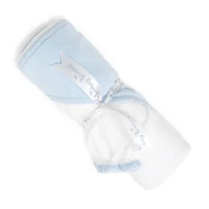 Kissy Kissy Hooded Towel Dots Blue/White