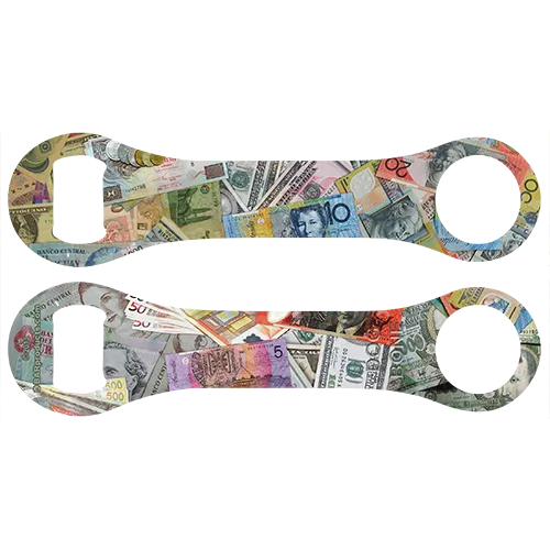 Kolorcoat™ Dog Bone Bottle Opener - Currency