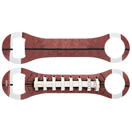 Kolorcoat™ Dog Bone Bottle Opener - Football