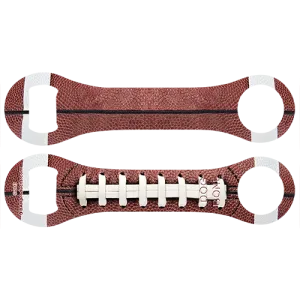 Kolorcoat™ Dog Bone Bottle Opener - Football
