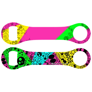 Kolorcoat™ Dog Bone Bottle Opener - Retro Pop