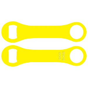 Kolorcoat™ Dog Bone Bottle Opener - Yellow