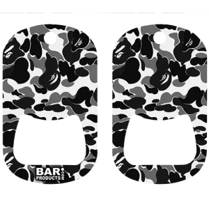 Kolorcoat™ Dog Tag Opener - Black and White Camo