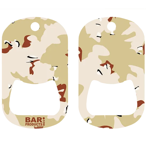 Kolorcoat™ Dog Tag Opener - Tan Camo