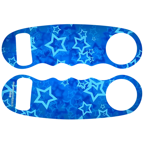 Kolorcoat™ Knuckle Popper Opener - Blue Stars
