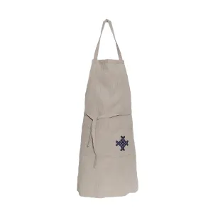 LINEN APRON POPPY