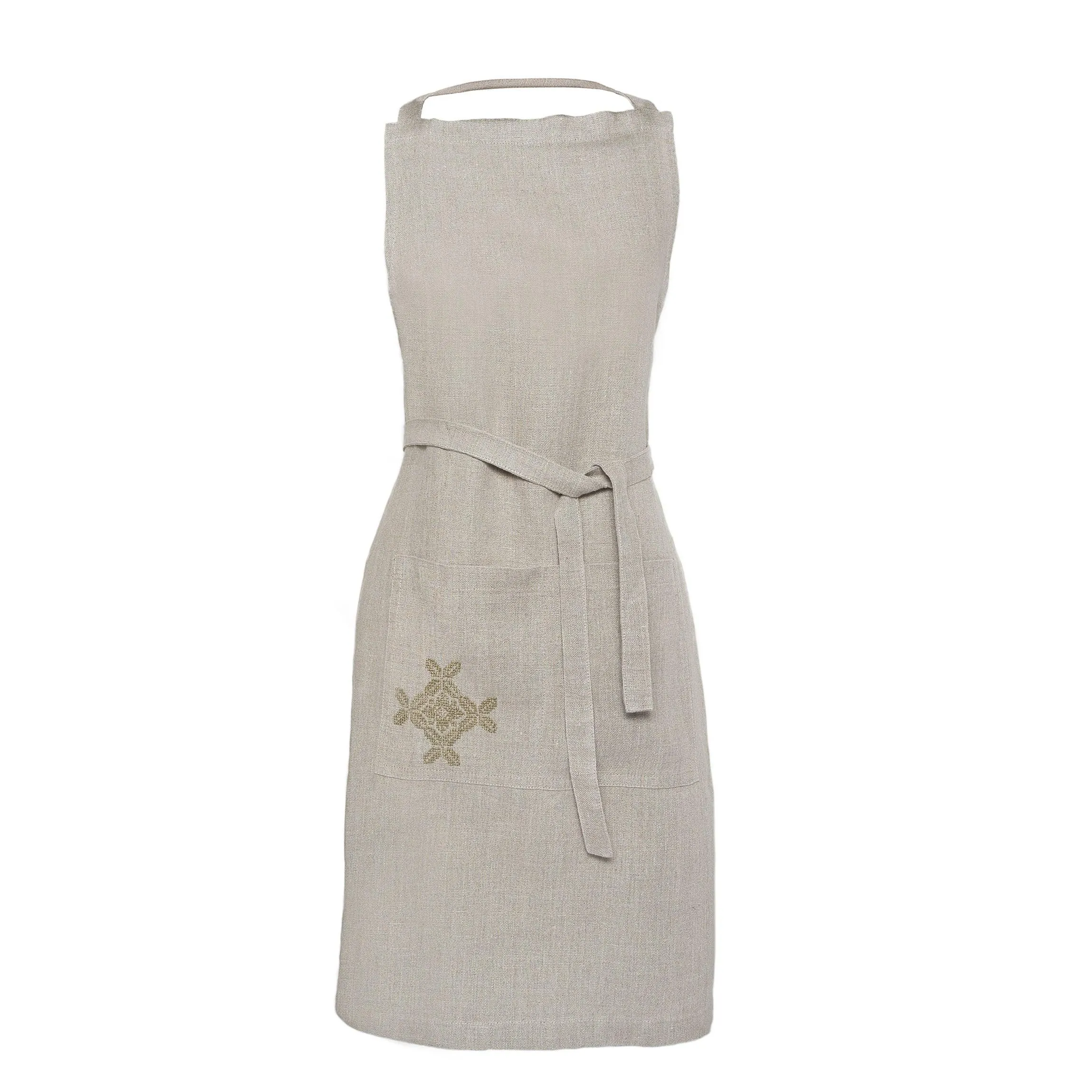 LINEN APRON POPPY