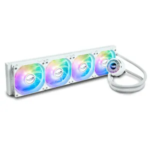 Liquid cooling system Valkirye C480W-RGB, white