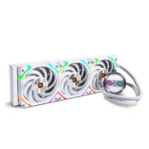 Liquid cooling system Valkirye GL360W VK, white