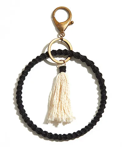 Macrame Wristlet Keychain