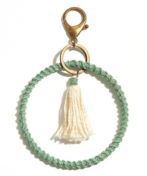 Macrame Wristlet Keychain