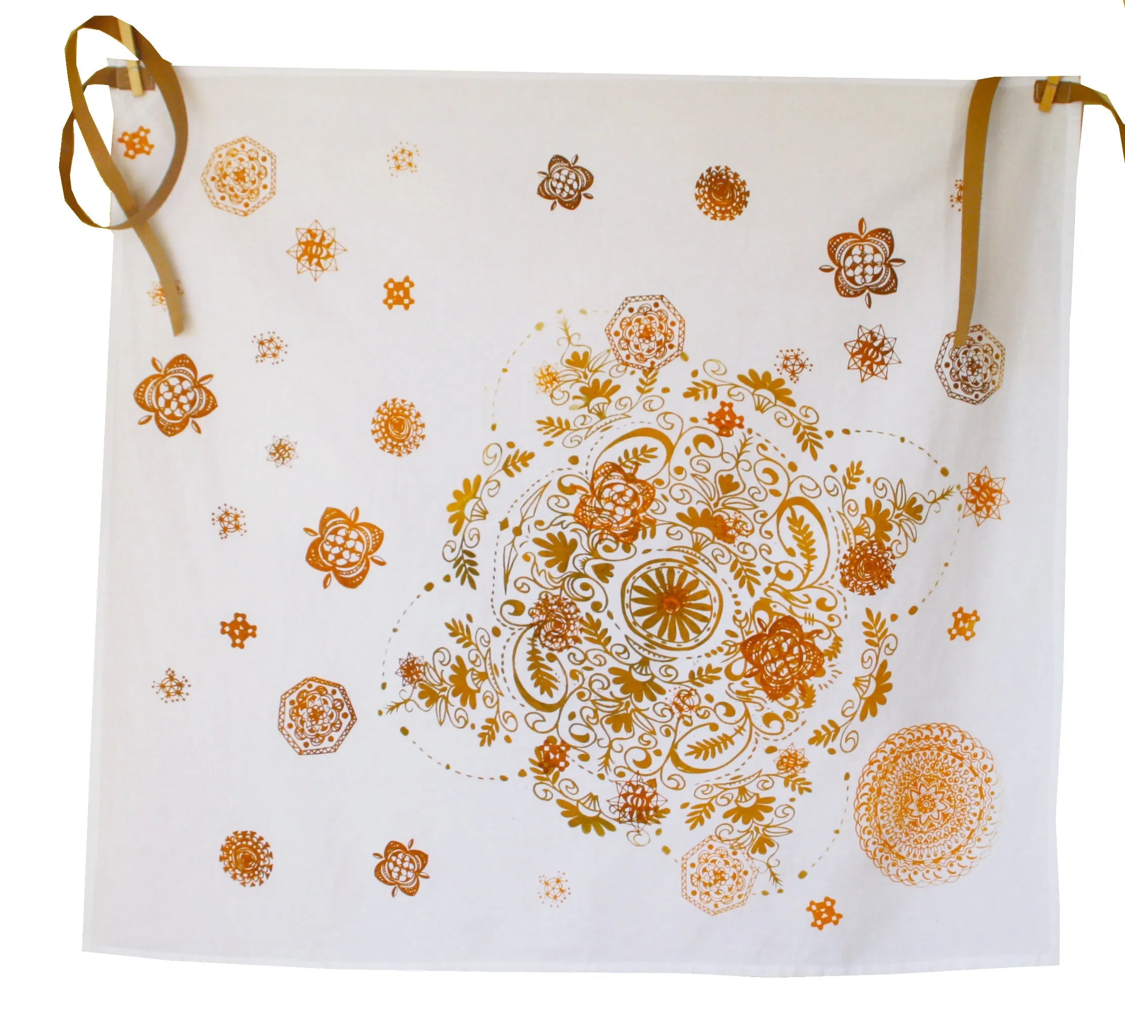 Mandala print Waist Apron