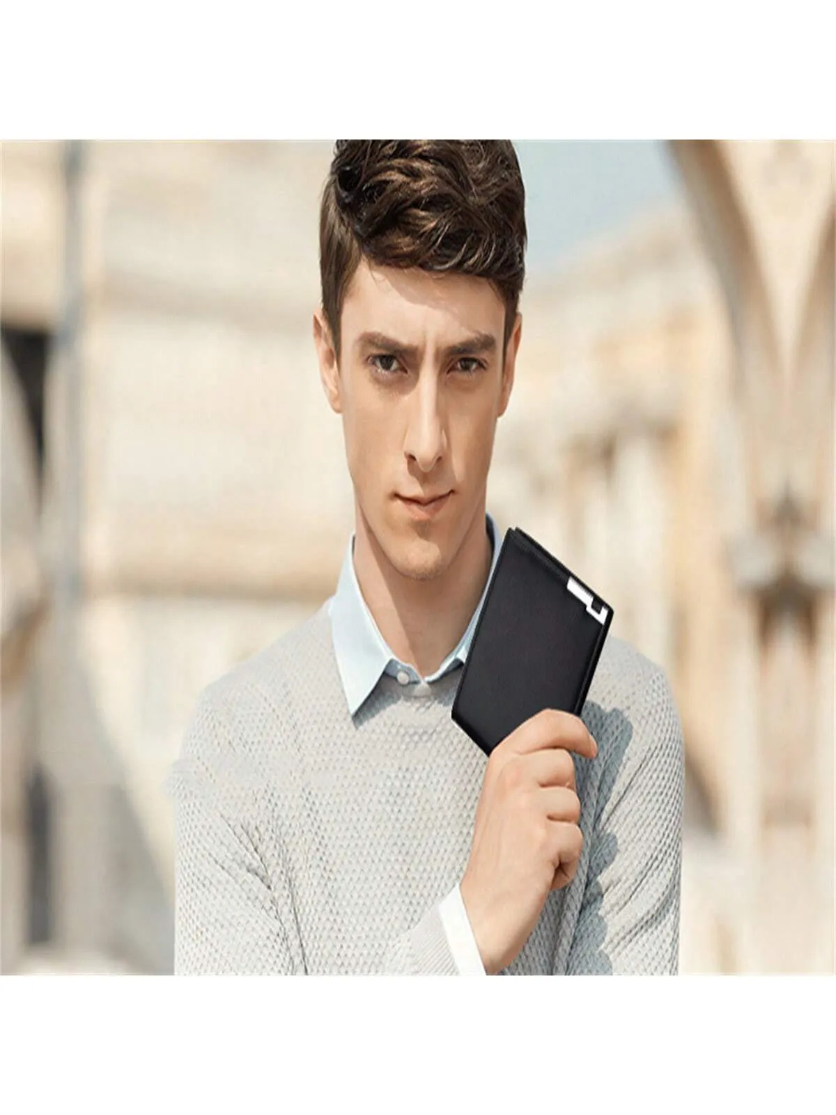 Men's Minimalist Folding Small Wallet Men Gift Dad Gifts Father Gifts Gifts For Teachers Business Casual