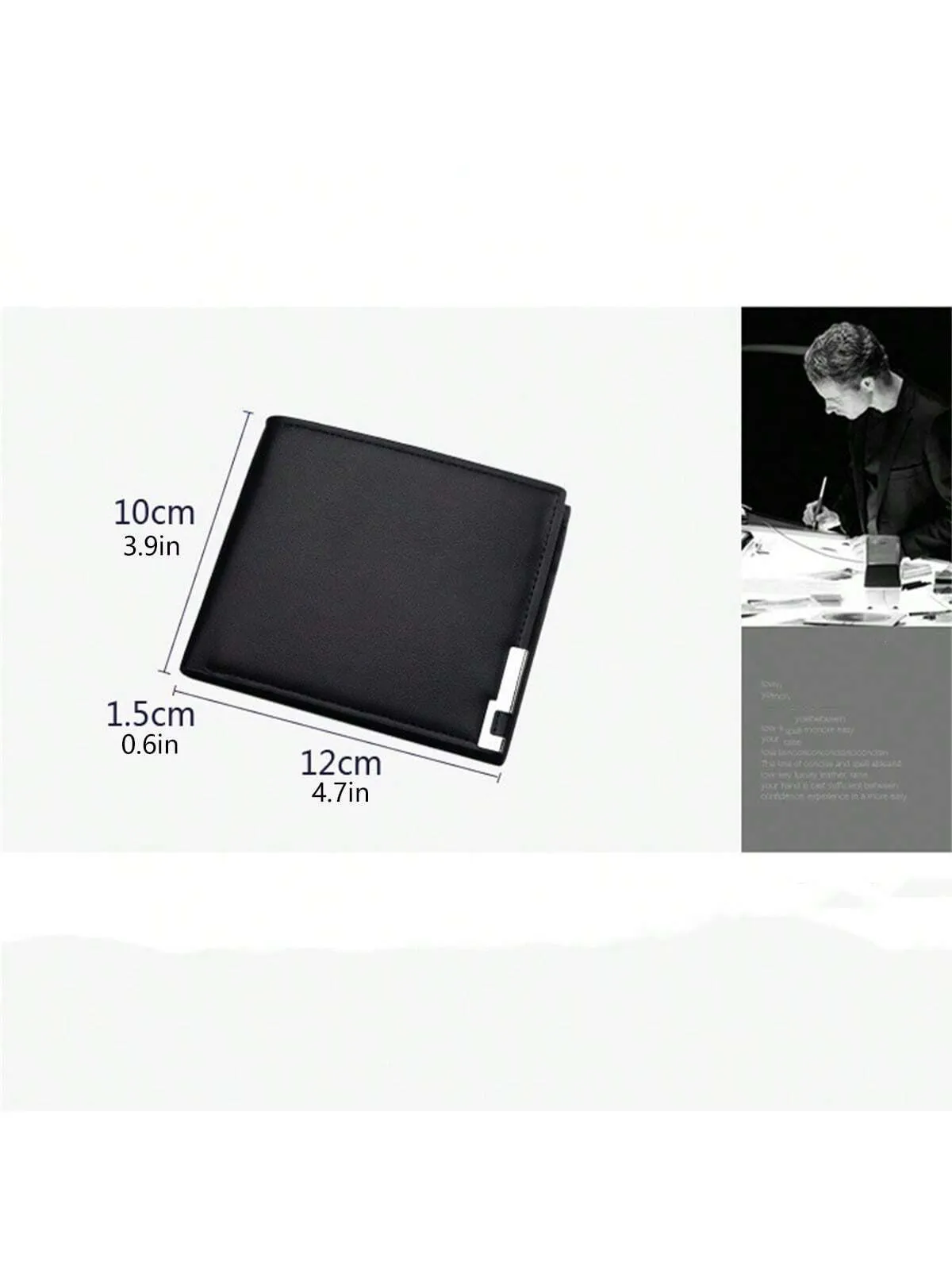 Men's Minimalist Folding Small Wallet Men Gift Dad Gifts Father Gifts Gifts For Teachers Business Casual