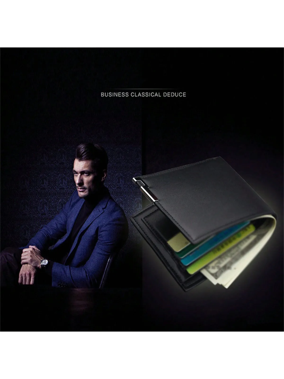 Men's Minimalist Folding Small Wallet Men Gift Dad Gifts Father Gifts Gifts For Teachers Business Casual
