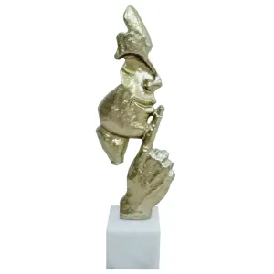 Metal 16" Silence Man, Gold