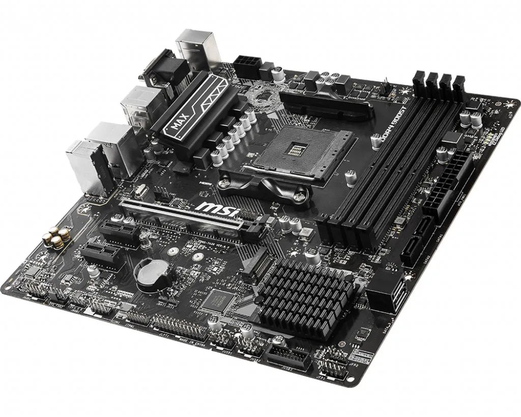Msi B450m Pro-Vdh Max - Motherboard - Micro Atx - Socket Am4 - Amd B450