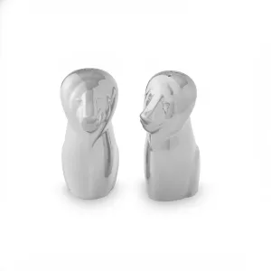 Nambe Lion Salt and Pepper Shakers