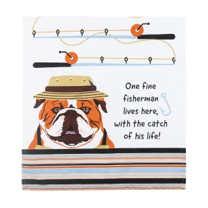 Nauti Dogs Bull Dog Fisherman Towel