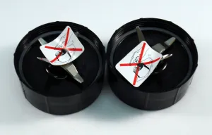 New Replacement 2 Cross  Blades With Gasket For Magic Bullet Brand New