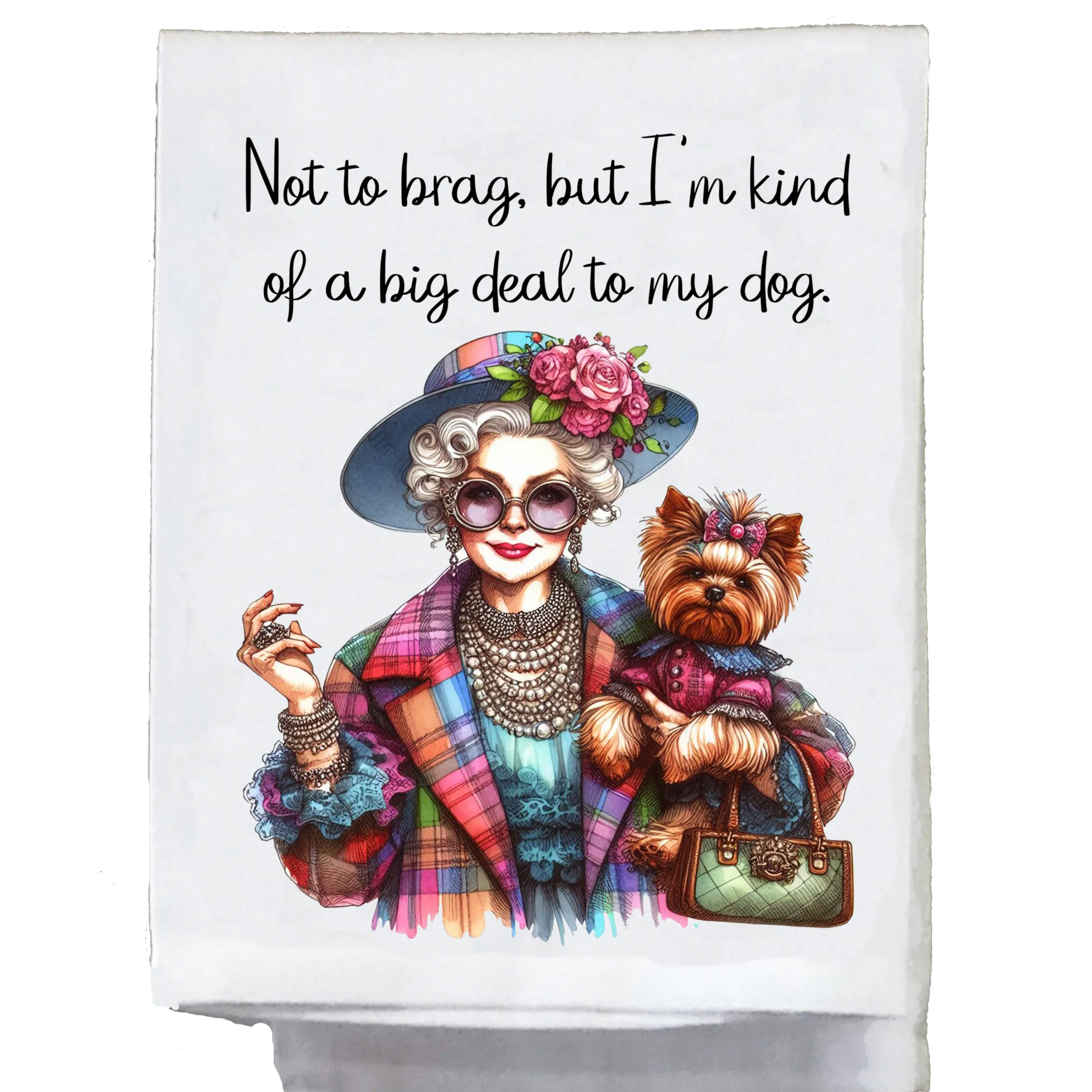 Not To Brag Kitchen Towel