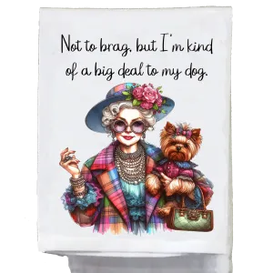Not To Brag Kitchen Towel