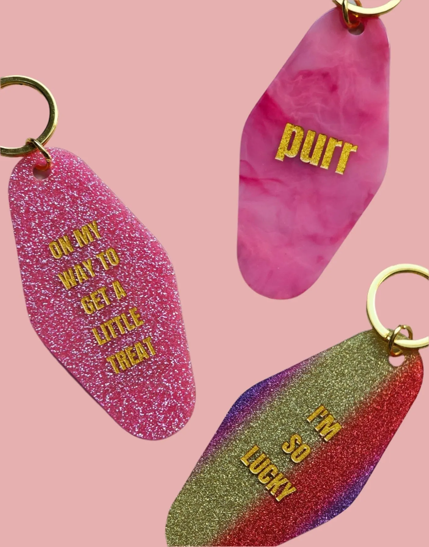 On My Way to Get a Little Treat Motel Keychain