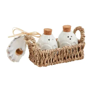 Oyster Salt & Pepper Set BY MUD PIE
