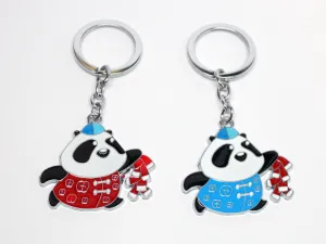 Panda in Traditional Outfit Keychain