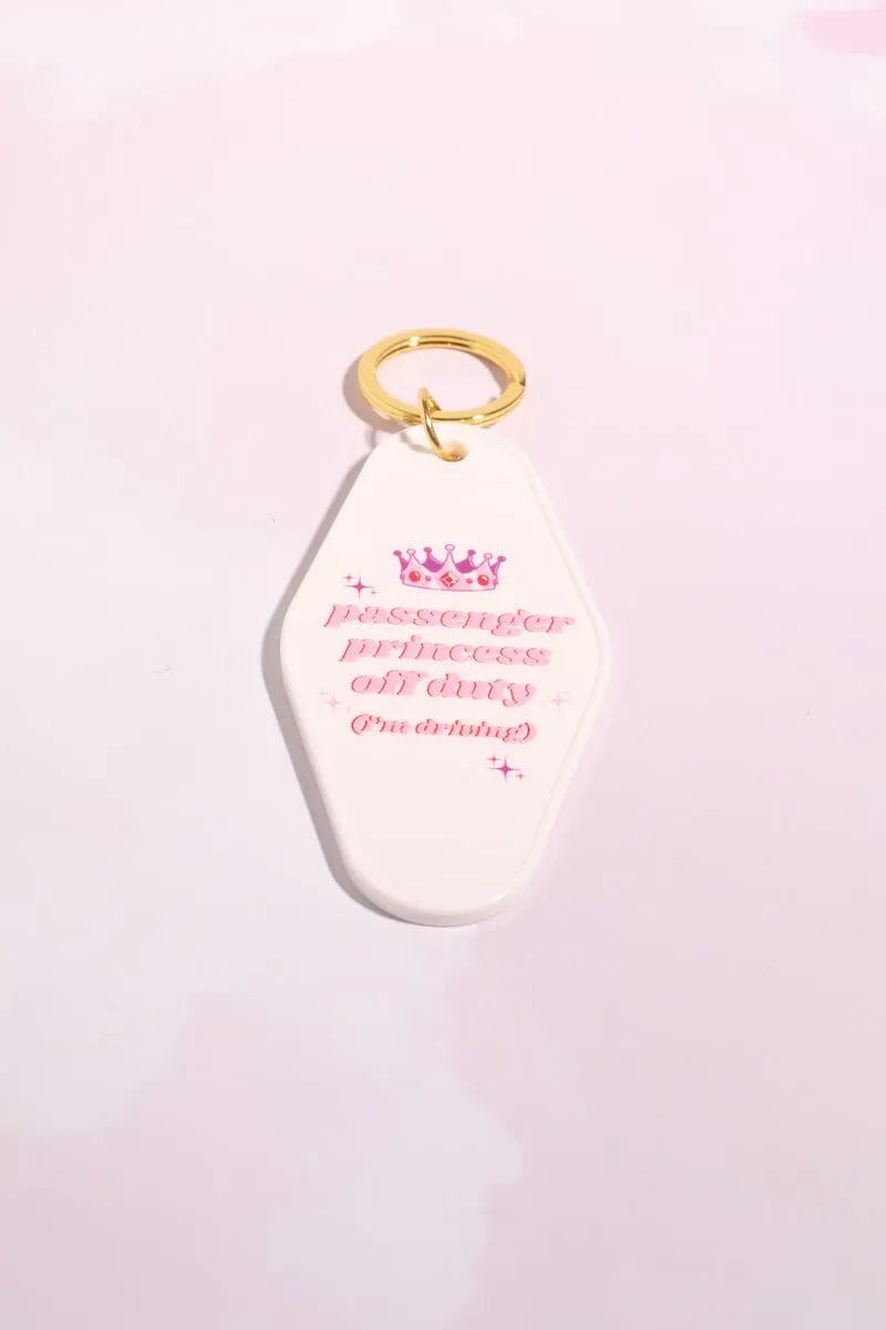 Passenger Princess Off Duty Motel Keychain