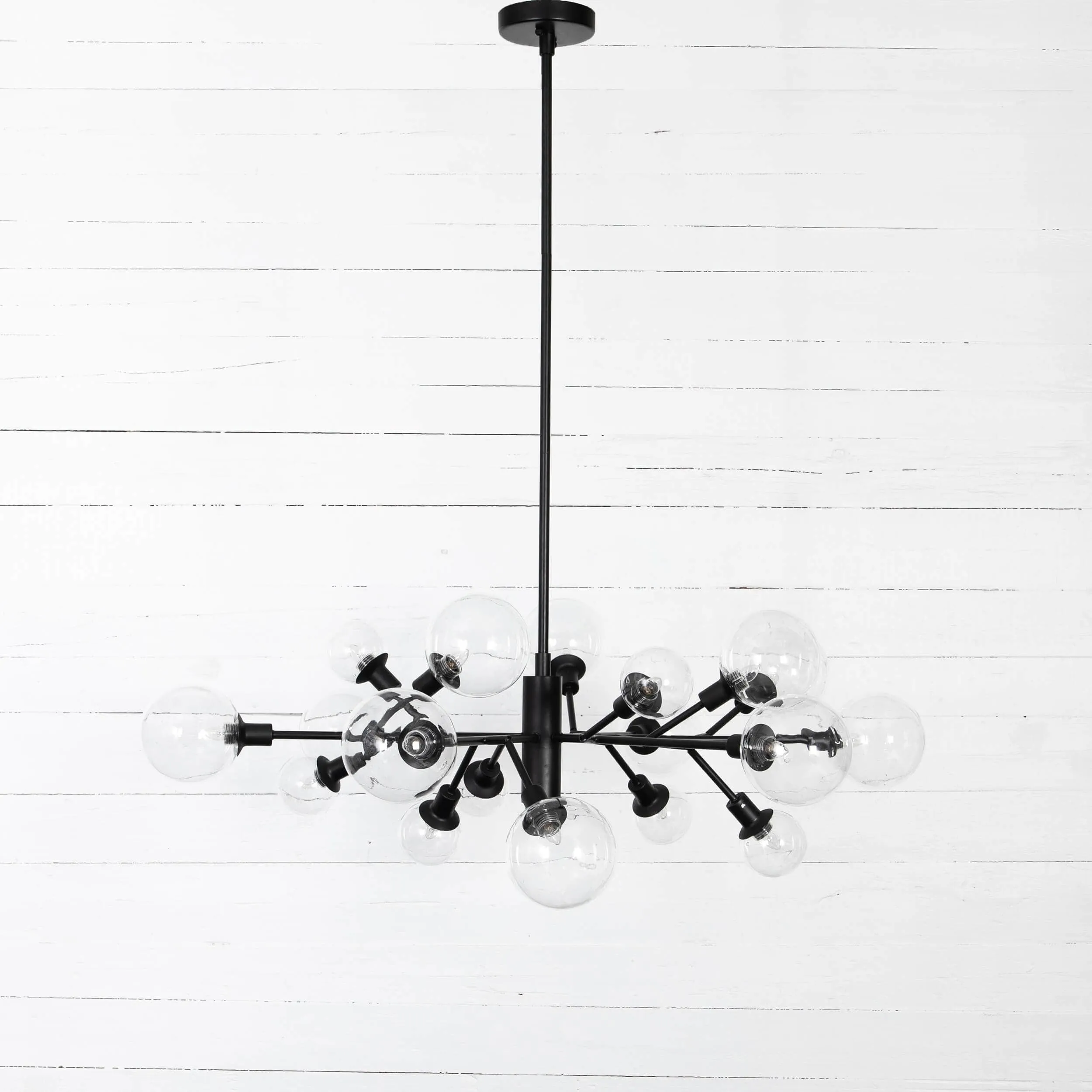 Pellman Chandelier, Flat Black