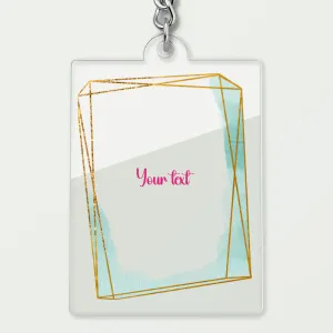 Personalize Acrylic Keychain