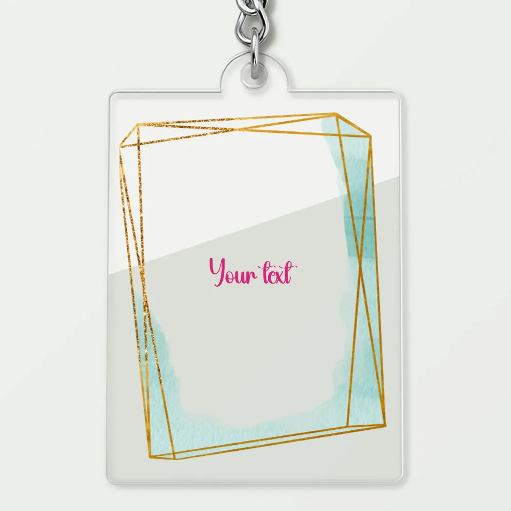 Personalize Acrylic Keychain