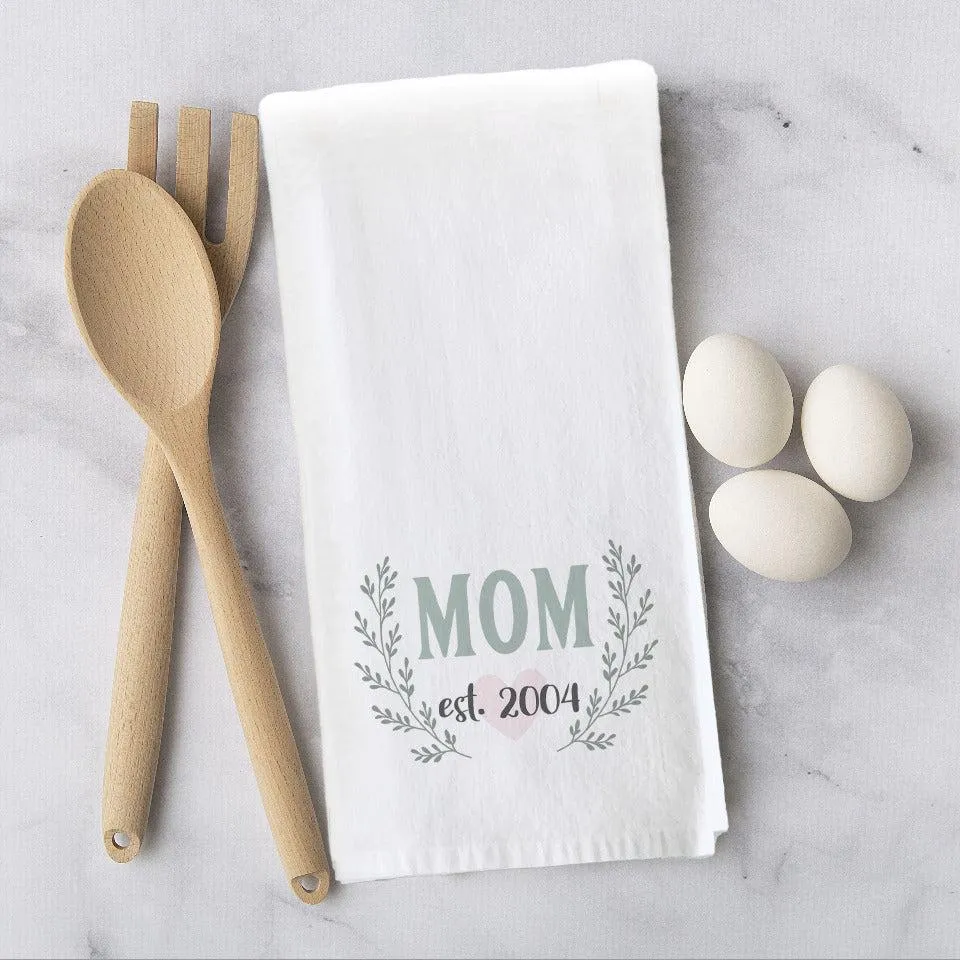 Personalized Mother's Day Tea Towels