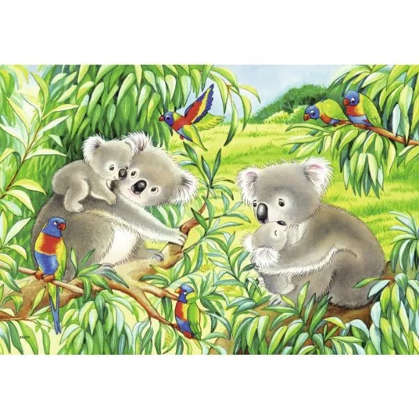 Ravensburger Sweet Koalas and Pandas Puzzle 2x24pc