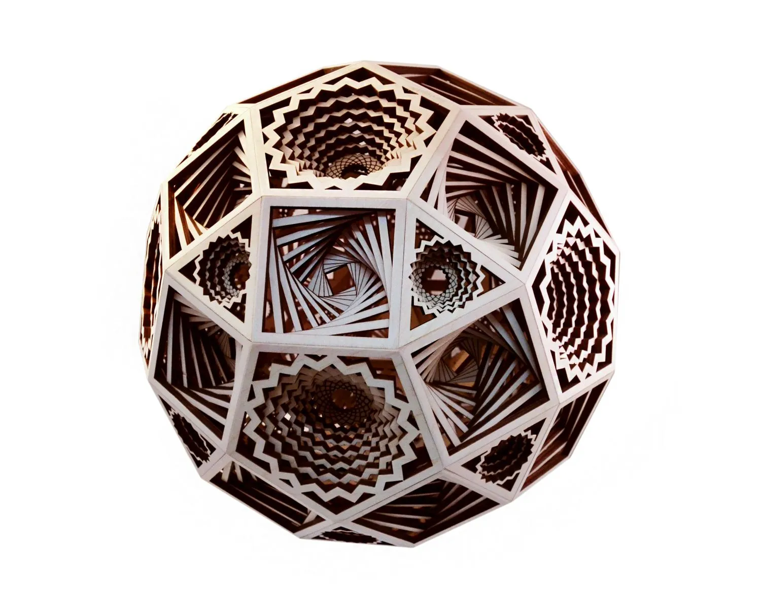 Rhombicosidodecahedron Sculpture