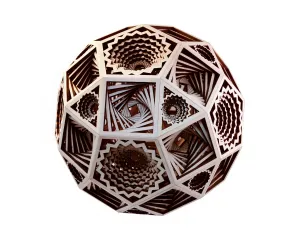 Rhombicosidodecahedron Sculpture