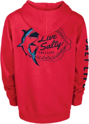 Salt Life Boys' Shark Bite Classic Fit Hoodie