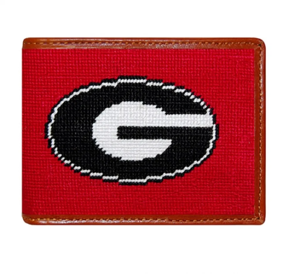 Smathers & Branson Bi-Fold Wallet Georgia Red