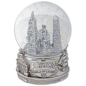SNBT03 Water Globe 65mm Glass Boston SILVER