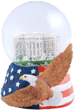 SNDC11 Water Globe Glass 65mm DC White House