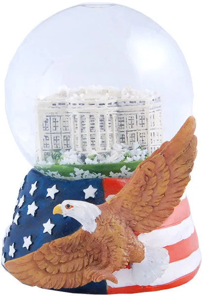 SNDC11 Water Globe Glass 65mm DC White House